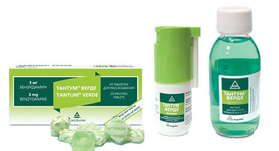 Формы препарата тантум верде tantum verde sprey tabletki