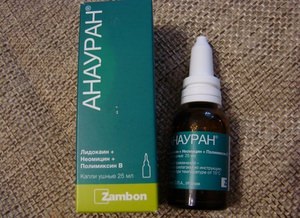 Как применять капли Анауран для лечения ушных заболеваний у взрослых и детей Особенности применения капель Анауран для лечения ушных болезней у взрослых и детей