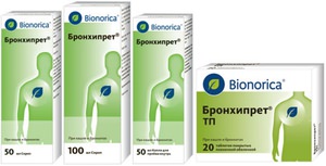 Дозировка Бронхипрет Лечение таблетками Бронхипрет